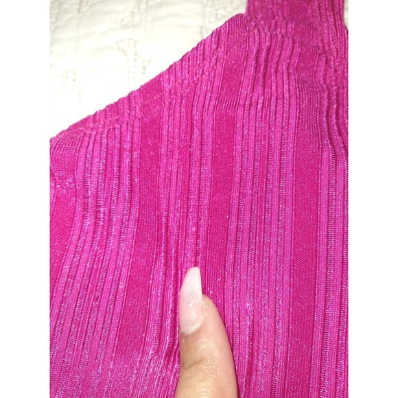 Vintage 90's Catalina Solid Hot Pink Swimsuit Size 1X - Picture 12 of 13